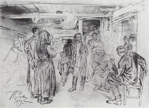 Art Tableau Esquisse Il Ya Repin : impression d'art sur toile déco 60x90cm
