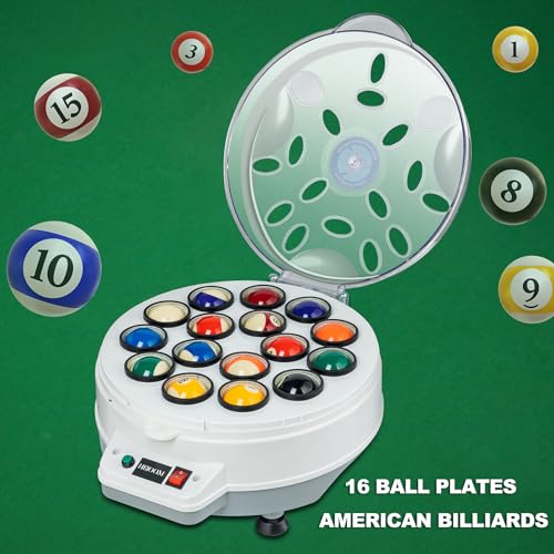 Pool Ball Cleaner Pool Ball Polishing Cleaning Machine Billiard Ball Cleaner Electronic Pool Balls Polishing for 16 Billiard and Snooker Balls 110V 180V - Image 5