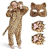 Charmofun Leopardo Disfraz para Niños, Fiestas y Cosplay (140)