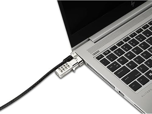 Miniatura 4 de Kensington Candado universal 3 en 1 con combinación para laptop, cable de bloqueo de seguridad para computadora, versión reiniciable (K62316WW)