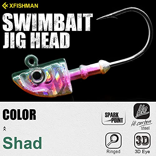 Image of Swimbait-Jig-Head-Minnow-Fish-Head-Jig-for-Fishing