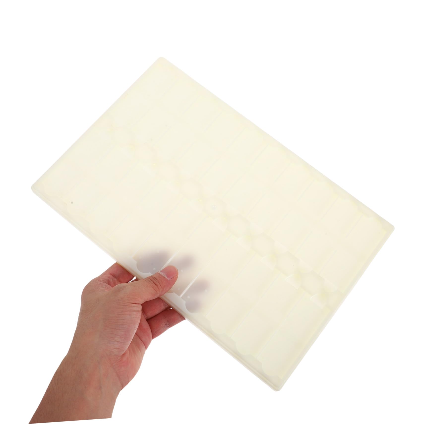 Sosoport 4pezzi Piastra Portavetrini da Microscopio Posti Supporto per Vetrini in Plastica Robusta Essiccatore per Vetrini da Laboratorio per Ricerca e Insegnamento