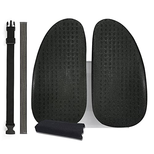 Back-Pal Lumbar Support; Adjustable Lumbar Back Support Spine Alignment Mesh Ventilate Cushion Pad And Fixing Seat Belts Ergonomic Design (Black) #TOP8