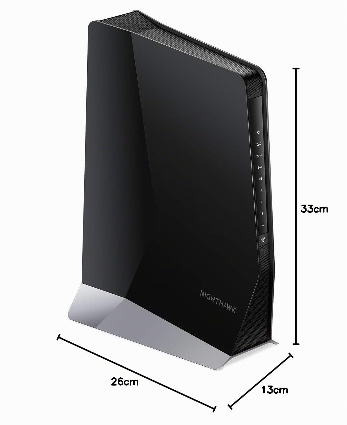 NETGEAR EAX80-100EUS Ripetitore WiFi 6 Mesh, Extender Con 4 Porte Lan e 8 Stream, Compatibile Con Modem Fibra e ADSL