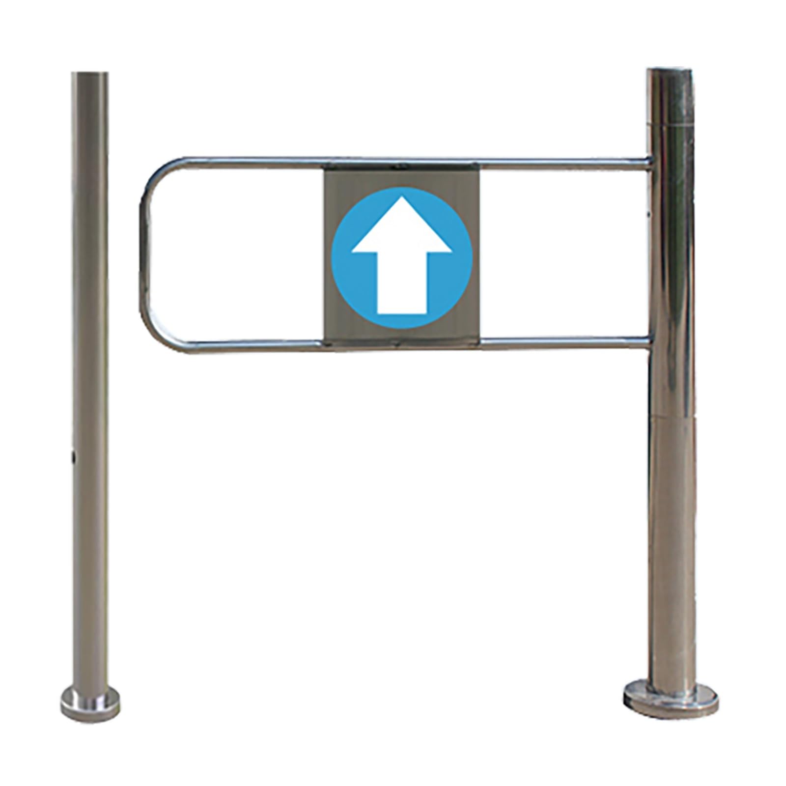 Aioneer Swing Gate With Automatic Closure, Stainless Steel Barricade For Pedestrian Access Control-Right-100cm/39.4in
