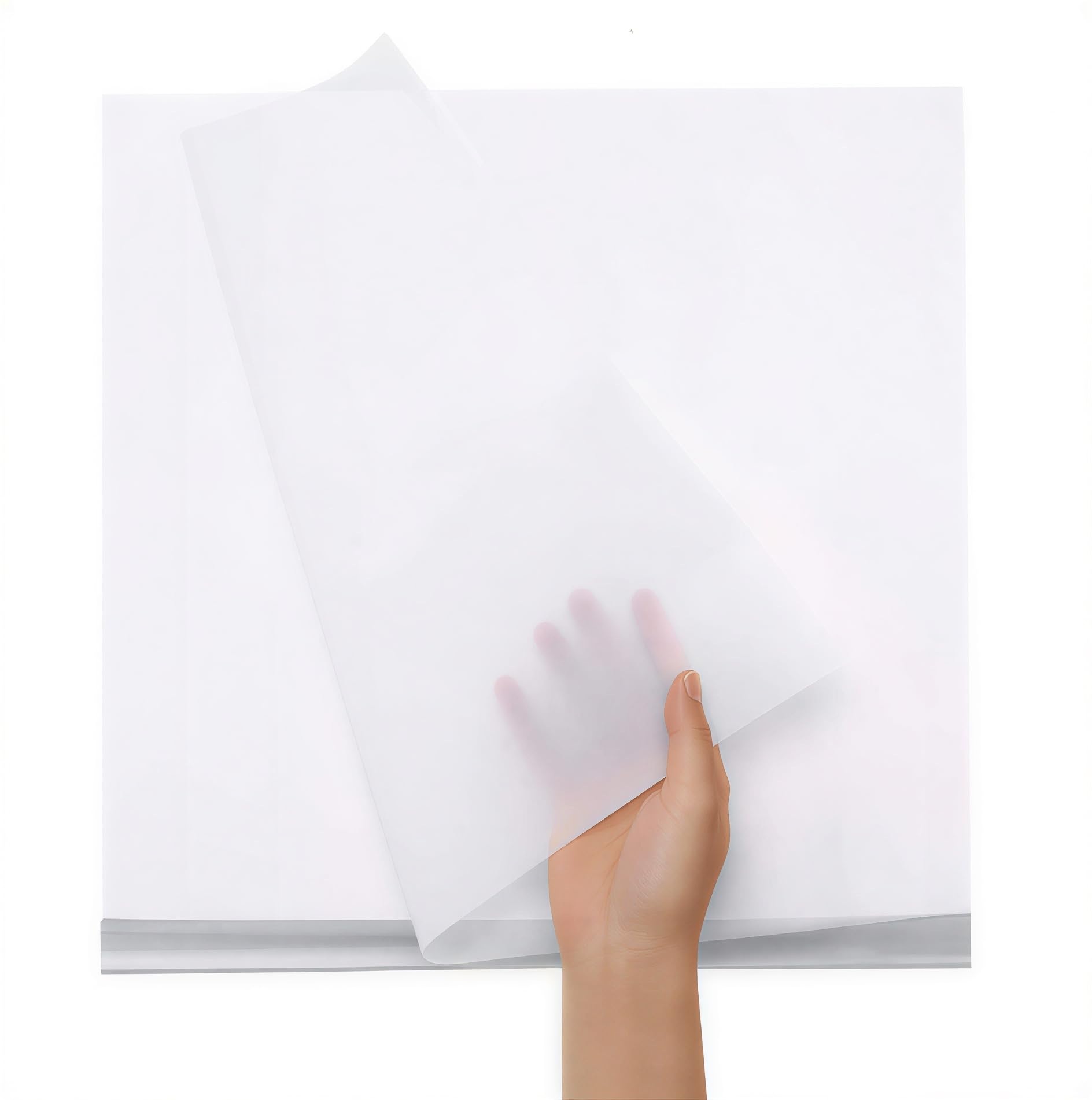 Sunjuh Butter Paper 100 Sheets.(Pack of 1) Food Grade Paper for Baking of Cake & Cookies Sandwich Burger Pizza, Non Sticky Paper for Wrapping of Roti & Parchment Paper (Size: 10 x 10 Inch)-image-5