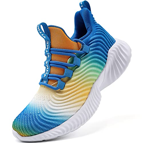 Image of VITUOFLY Boys Girls Sneakers Kids Mesh Lightweight Running Tennis Shoes