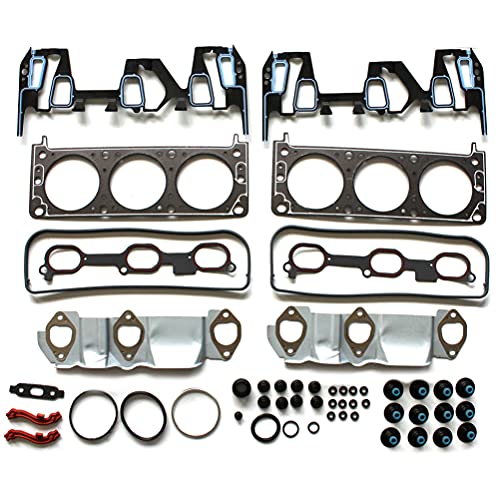 ECCPP Head Gasket Set 05 06 07 08 09 for Chevrolet Equinox for Pontiac Torrent 3.4L Automotive Replacement Engine Head Gaskets Kit
