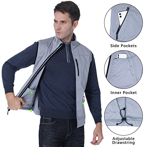 Beroy U2111377GXXXL Men Golf Softshell-Vest Lightweight-Jacket thumb #2