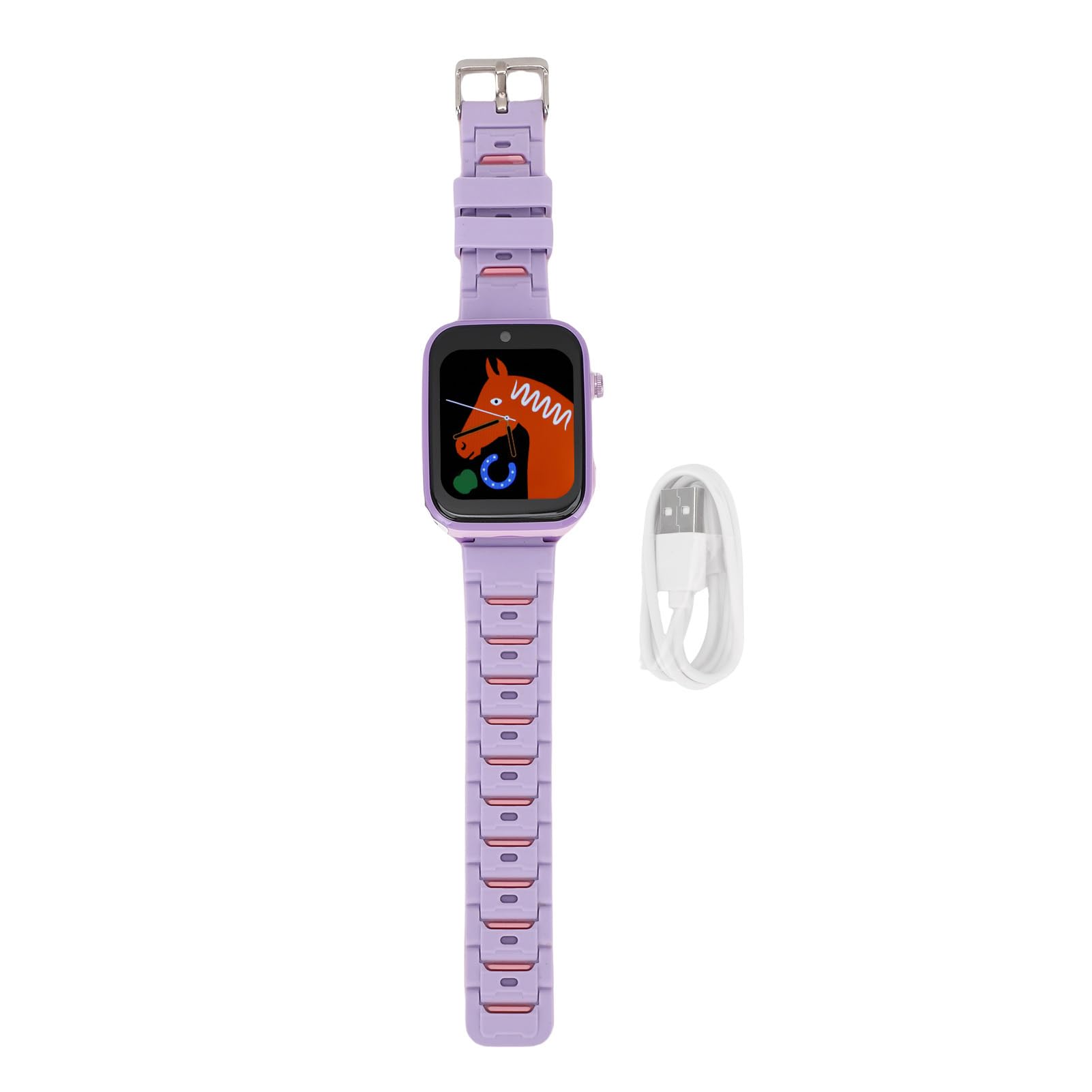 Jiawu Smartwatch Educativo Touch Screen 4G con Fotocamera Lettore Musicale per Bambini, ABS + Componenti Elettronici, Schermo HD da 1,83 Pollici, per attività All'aperto
