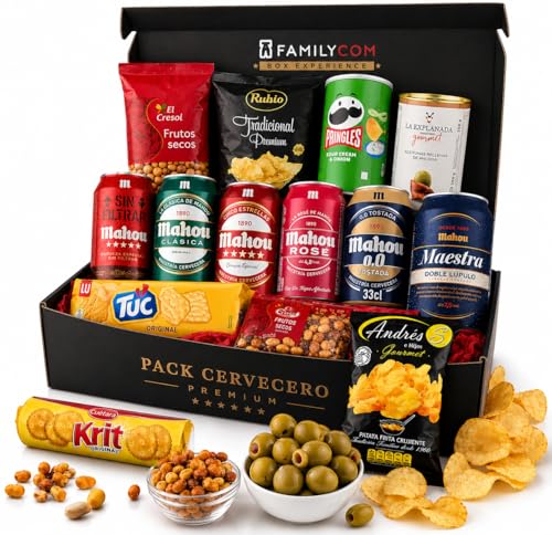 Imagen de FAMILYCOM Cesta Cervezas Mahou