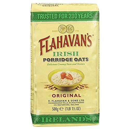 Flahavan's Irish Porridge Oats 500g Cereal (Pack of 2) by Flahavans