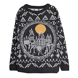 Harry Potter Hogwarts Christmas Gebreide trui, Vrouwen, XS-5XL, Officiële Koopwaar