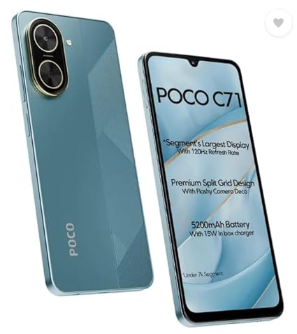 POCO C71, Cool Blue (6GB, 128GB)
