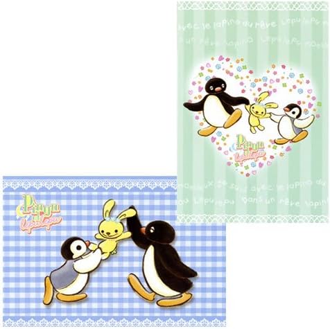 Amazon ピングー ポストカード２枚セット ルプルプｎｅｗ黄色 Pingu ポストカード 絵柄付はがき 文房具 オフィス用品