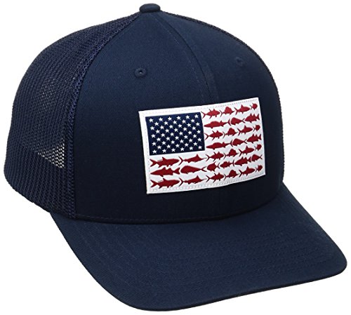 Image of Columbia Unisex Adult PFG Logo Mesh Ball Cap