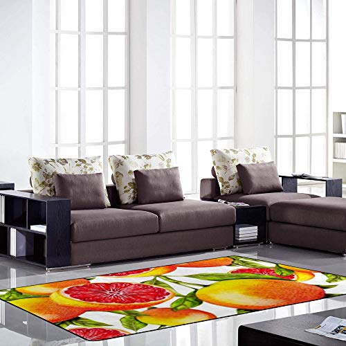 Tapis velours doux motif pamplemousse de haute qualité 63x48