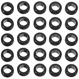 Amosfun 50pcs Dual Sided Cable Grommets Wide Slot Rubber Seal Rings for Wiring for Industrial and Outdoor Applications Reliable Dust and Moisture Protection