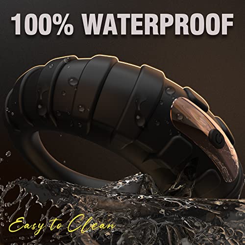 Vibrating Cock Ring Stretchy Penis Rings 10 Vibration Modes Sex Toys For Longer Harder Stronger Erection, Pleasure Enhancing Mens Vibrator Adult Toys For Men Couples Waterproof Rechargeable #TOP3