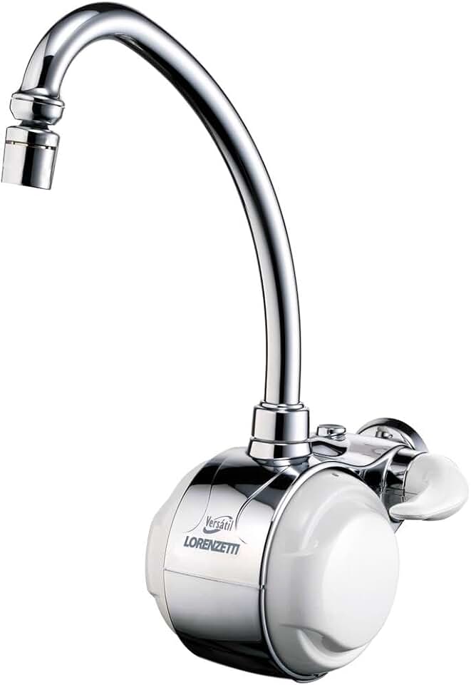 Torneira Elétrica Versátil 220V 5500W, LORENZETTI, 7550034, Cromado, Pequeno