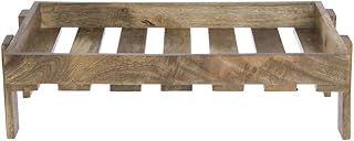 HUBERTÂ® Tall Full Size Mango Wood Riser - 22 3/10