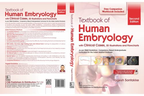 Textbook Of Human Embryology: With Clinical Cases, 3D Illustrations And Flowcharts #TOP1