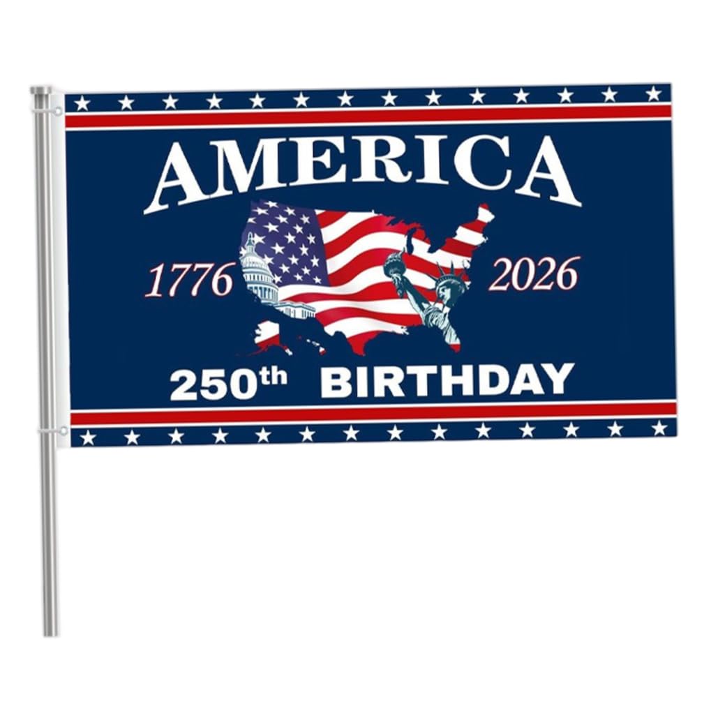 Drapeau américain 250e anniversaire pour célébrer l'histoire et l'union