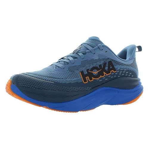 HOKA Skyflow Mens Shoes Size 9, Color: Downpour/Thunder Cloud