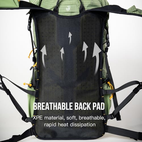 Mochila deportiva para senderismo AONIJIE 30L miniatura 4
