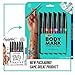 BIC BodyMarkTemporary Tattoo Markers for Skin, Color Collection, Flexible Brush Tip, 6-Count Pack of Assorted Colors, Skin-Safe*, Cosmetic Quality