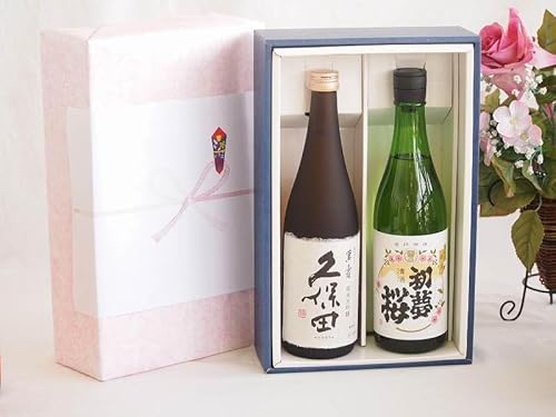 プレミアムギフトボックス久保田萬寿セット 盛田金しゃち酒造 初夢桜 純米酒 15% (愛知県)720ml×2本