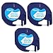 Produktbild 3 Etikettenband kompatibel für Dymo Letratag 91201 Plastic Label Tapes for LT-100H LT-100T LT-110T QX50, XR, XM,200B 2000 Plus Label Beschriftungsgerät Schwarz auf Weiß (3ERX91221 Plastic)
