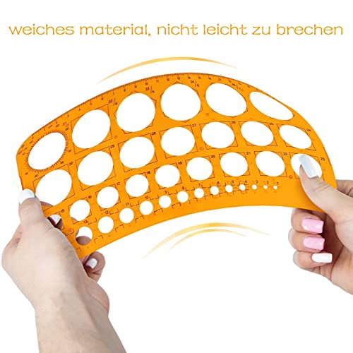 Kreisschablone zum Zeichnen Kreis Schablone Vorlage Kreisschablone Mars Kreisschablone Technisches Technisches Zeichnen Schablone Lochschablone Geometric Ruler füR BüRo Schule GebäUde