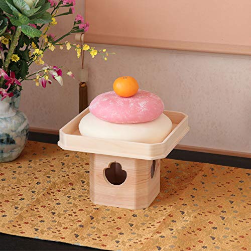 Amazon.co.jp: 受注生産品 お鏡餅【紅白】 樹脂製 大サイズ 三升重ね