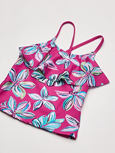 Image of Kanu Surf Girls' Charlotte Flounce Tankini Beach Sport 2-piece Swimsuit