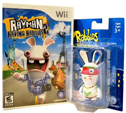 Amazon.com: Rayman Raving Rabbids 2, with Figurine : Video Games