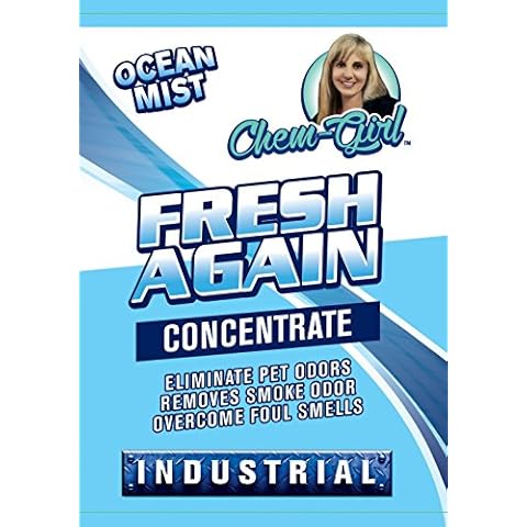 Chem-Girl | FRESH AGAIN Odor Remover & Deodorizer - Neutralizes Foul Odors in Upholstery, Carpet, Air, Shoes, Rugs, Clothes, Dog Beds, Litter Boxes | Industrial Strength Concentrate - 1 Quart Cover