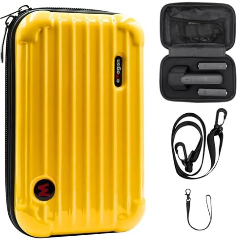 Insta360 X4/X5 Ή [P[X hL[P[X ϏՌ ω sp Insta360 Ace Pro/OSMO POCKET 3 2/Gopro Hero 12 11 10 9 7 6 5 Ή (Yellow)
