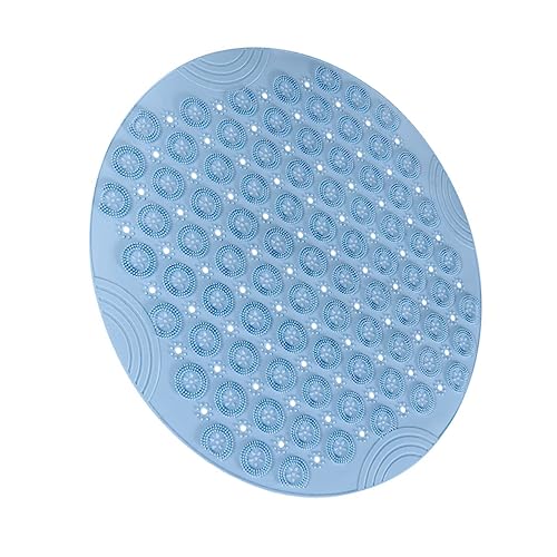 Tapis de massage pour salle de bain Healvian bleu ciel antidérapant