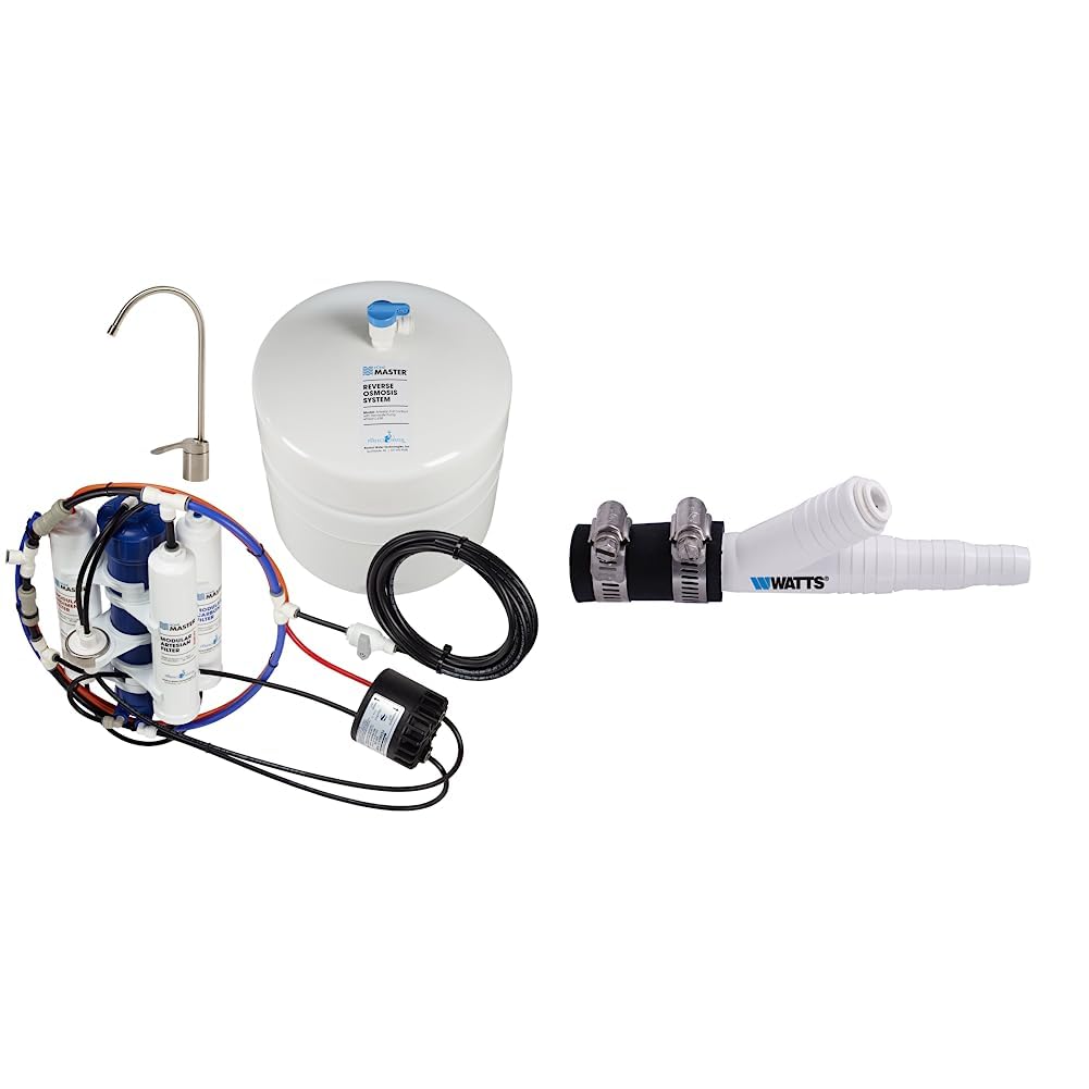 Home Master TMAFC-ERP-L Artesian Full Contact with Permeate Pump Loaded Undersink Reverse Osmosis Water Filter System Watts Premier