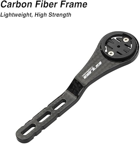 Miniatura 3 de Manija de montaje para computadora de bicicleta, peso doblado integrado de fibra de carbono para ojo de gato Bryton Series Computer Extend Bracket