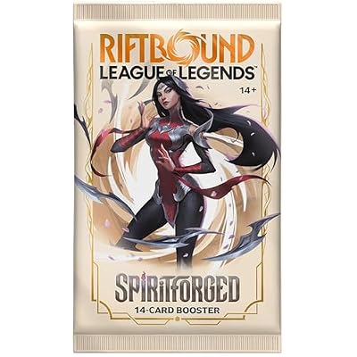 Riftbound: League of Legends TCG Spiritforged - Booster Display - 24 Booster Packs (14 Cards Ea), Deck-Building Trading Card Game, Randomly Assorted