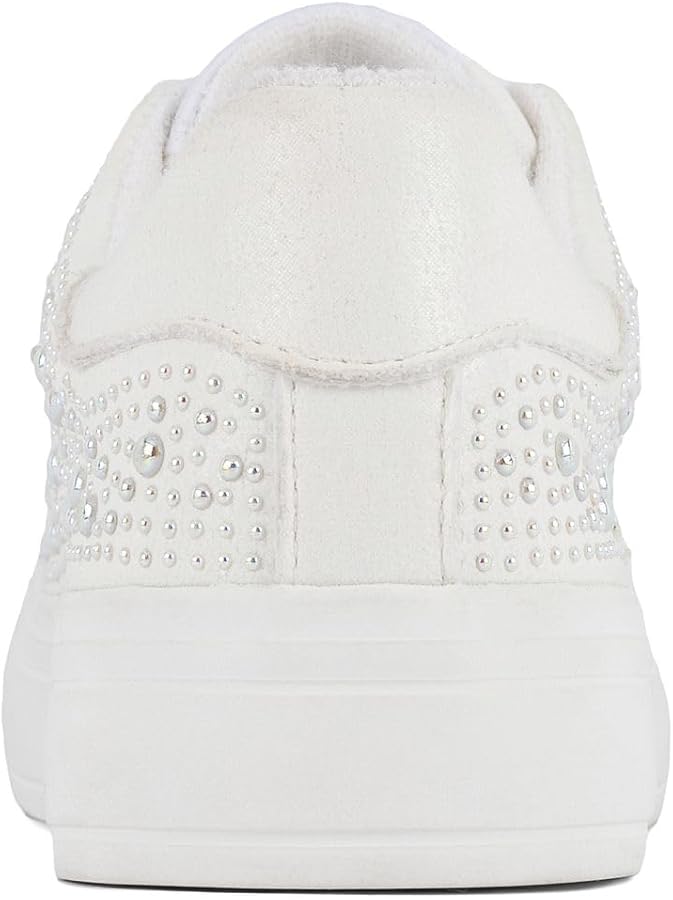 Juicy Couture Women's Classic Lace-Up & Sparkle Pearl Sneakers