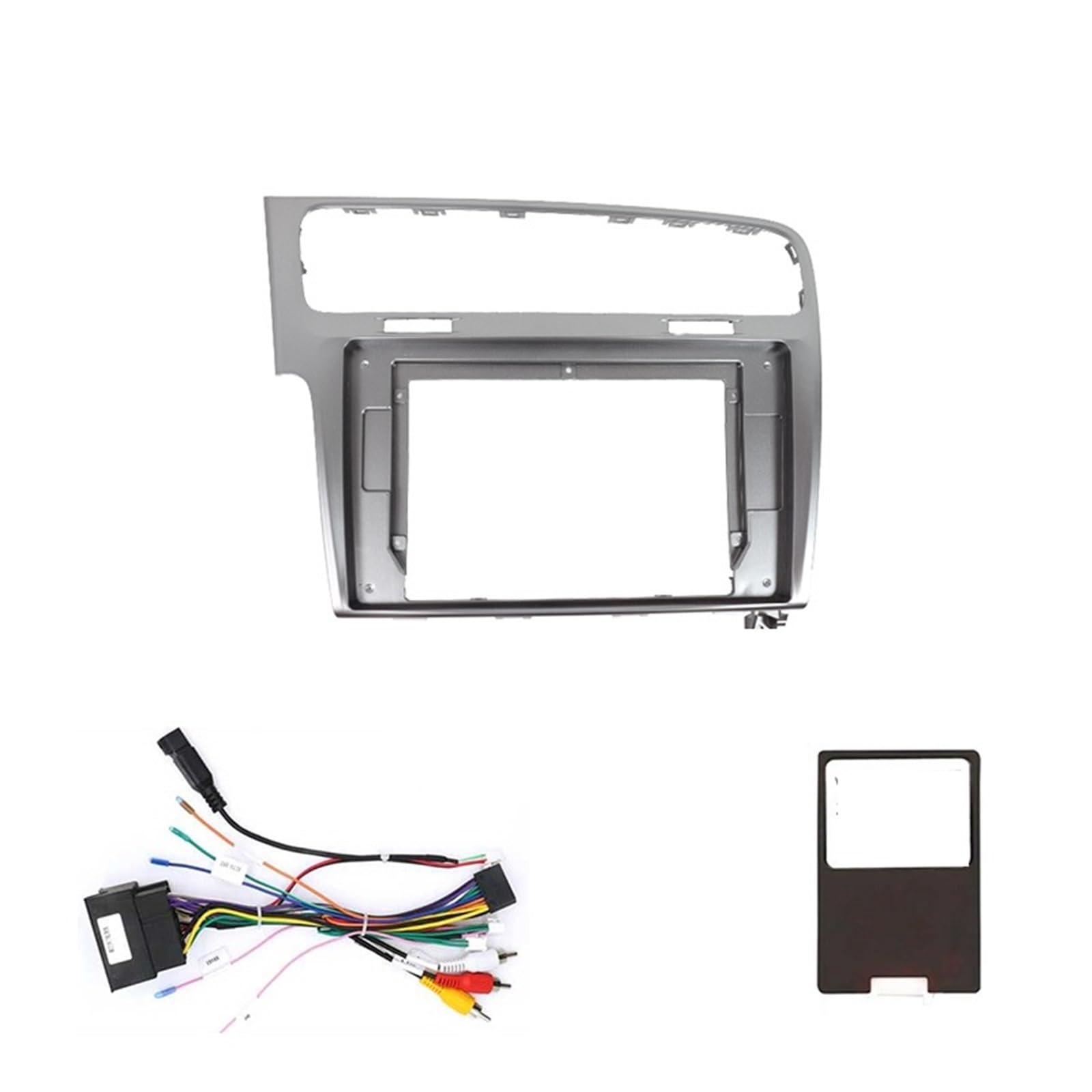 Cadre Radio Panneau de façade d'autoradio pour VW Golf 7 2013+, Cadre de Tableau de Bord, Lecteur multimédia Android, câble avec Canbus