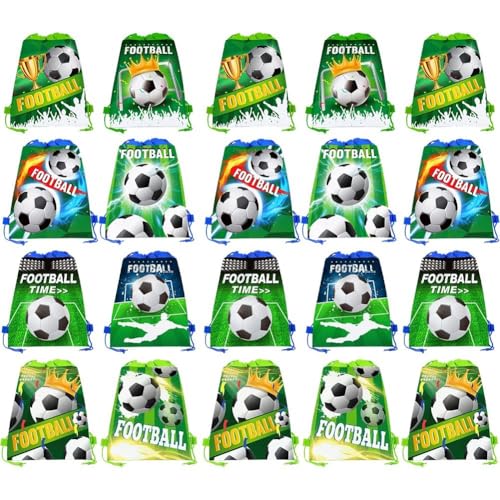 Sac à dos cordon football x20 en tissu non tissé pour sport et pique-nique - 2