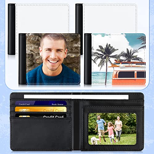 Sanwuta 10 Pieces Sublimation Wallets Blanks for Men Father's Day Gifts Employee Appreciation Thank You Gifts Graduation Heat Transfer Sublimation Wallet Bulk3