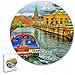 Danimarca Copenaghen Puzzle 195 pezzi animali di forma rotonda in legno per bambini puzzle per adulti souvenir regalo 16,5 × 16,5 pollici