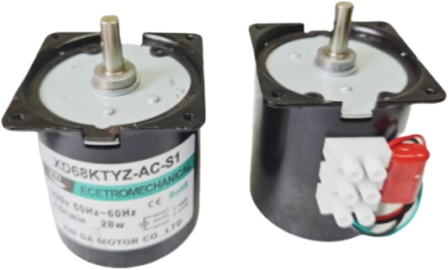 68KTYZ 28W AC 220V Permanent Magnet Gear Motor positive and negative micro low speed multi-speed large motor(20rpm)