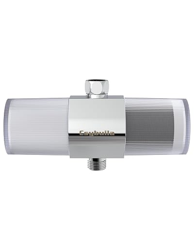 Dual Cartridge Shower Filter with Multi-Stage & Carbon Fiber Filtration,