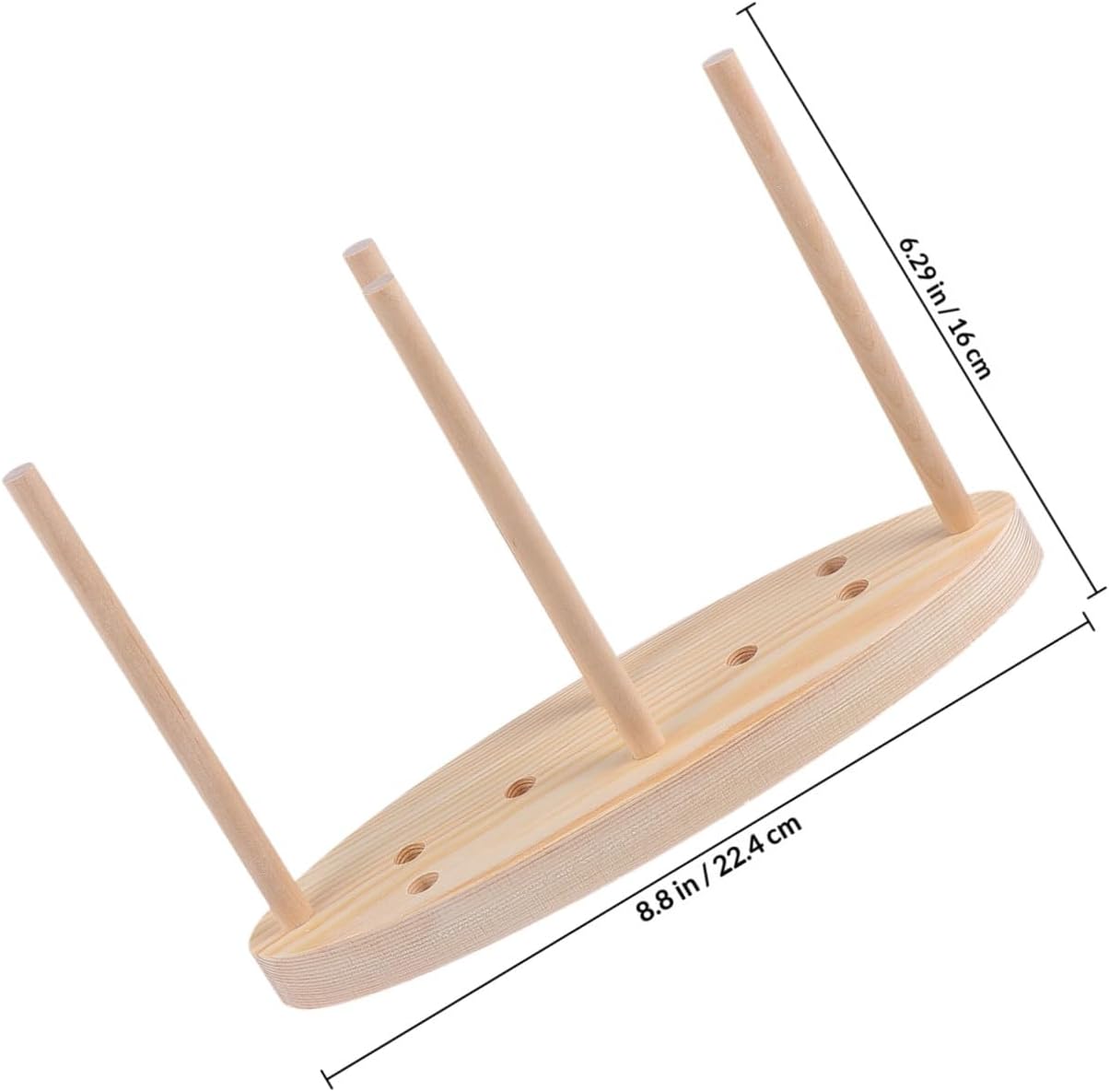 TOPPERFUN 1pc Wooden Bowknot Maker Tool for Wreath Crafting Design Base for for Parties and Decorations